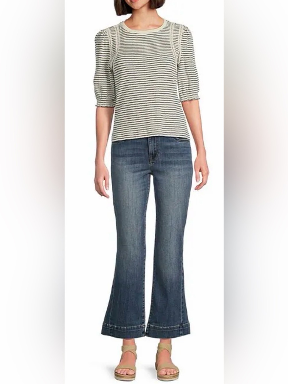 KUT from the Kloth Kelsey High Rise Ankle Flare Jeans Size 6